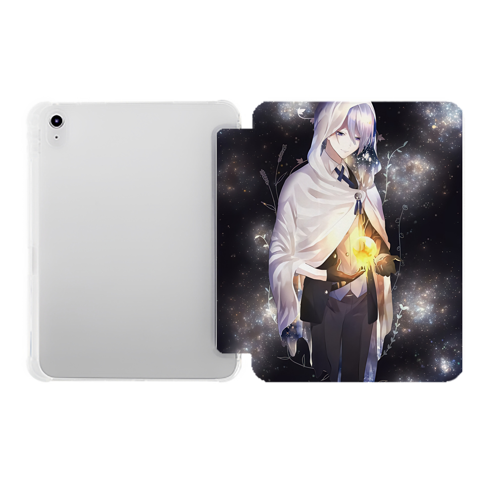 （画像用） 刀剣乱舞 Touken Ranbu IPad ケース ペン収納付き 三つ折りスタンド PUレザー×シリコン 対応機種9.5/10.5/10.9インチ
